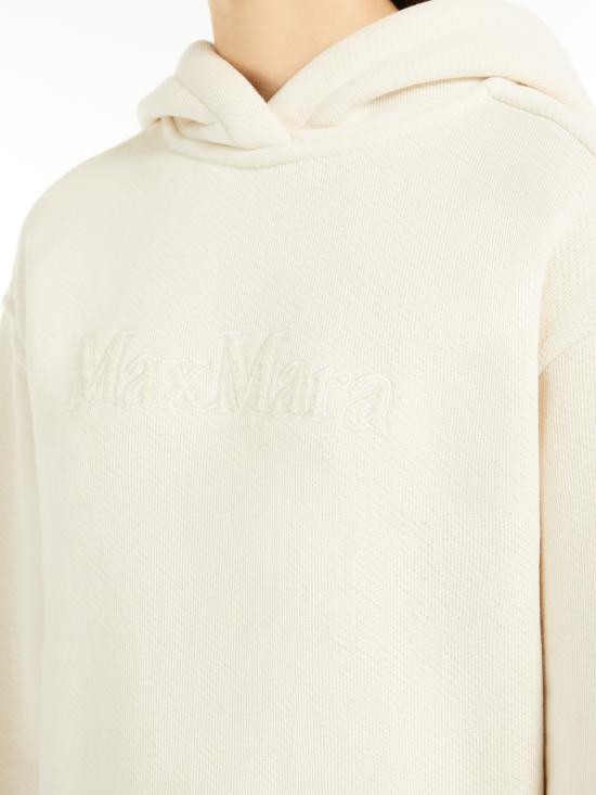 25SS 막스마라 후드 티셔츠 2511921018600 001 White - MAX MARA