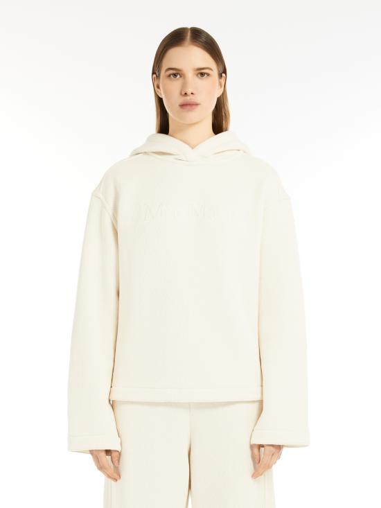 25SS 막스마라 후드 티셔츠 2511921018600 001 White - MAX MARA