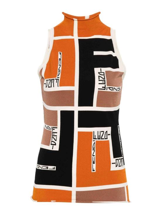  펜디 민소매 티셔츠 FZXB84ARV2F1NZQ Multicolour