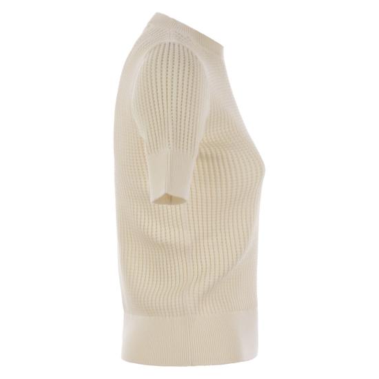 25SS 막스마라 스튜디오 반팔 티셔츠 2516361071600 CREAM - MAX MARA STUDIO