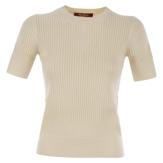 25SS 막스마라 스튜디오 반팔 티셔츠 2516361071600 CREAM