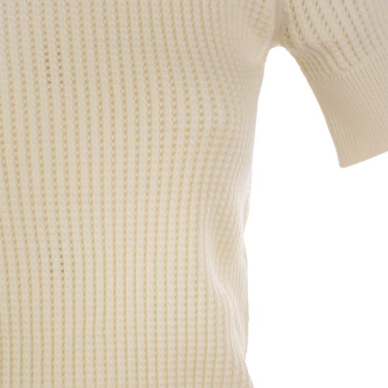 25SS 막스마라 스튜디오 반팔 티셔츠 2516361071600 CREAM - MAX MARA STUDIO