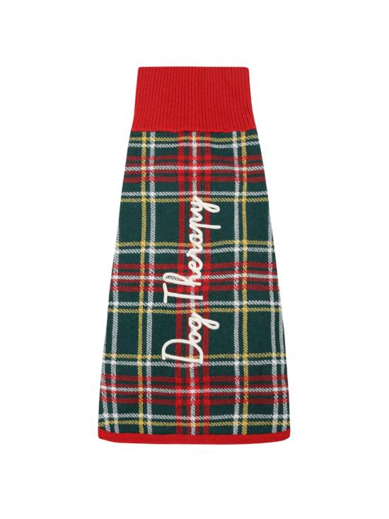 24FW [키즈] 세인트바쓰 애견 코트 PDOG001 02596G 41 EMB THERAPY TARTAN