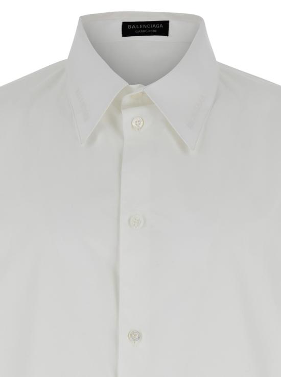 25SS 발렌시아가 긴팔 셔츠 814008TNM609000 White - BALENCIAGA