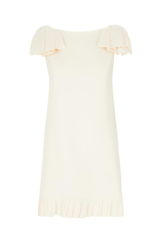 25SS 발렌티노 가라바니 미디 원피스 6B3VAEQ01CF A03 Avorio