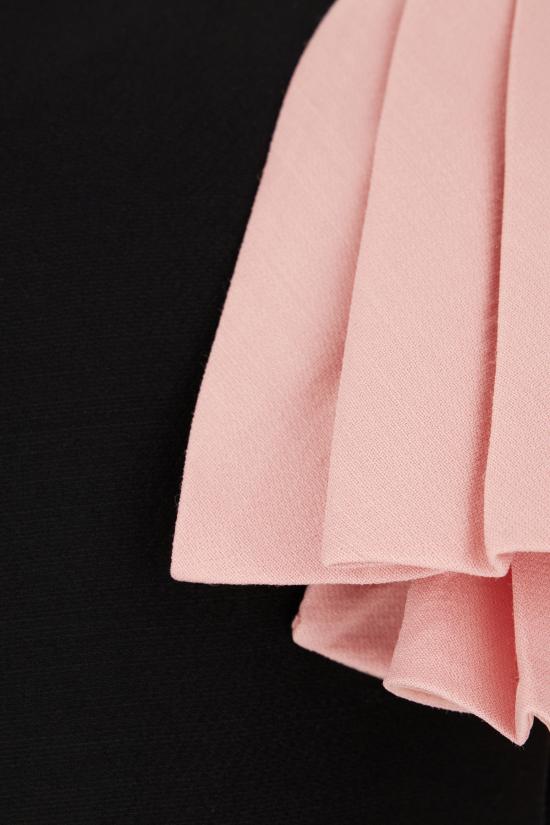 25SS 발렌티노 가라바니 미디 원피스 6B3VAEQ01CF R2X NERO ROSA - VALENTINO GARAVANI