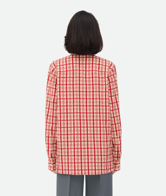 25SS 보테가베네타 셔츠 810629V4YQ1 9364 Red - BOTTEGA VENETA
