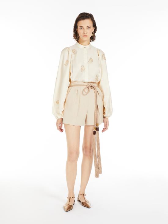 25SS 막스마라 숏팬츠 2511141011600 002 Beige