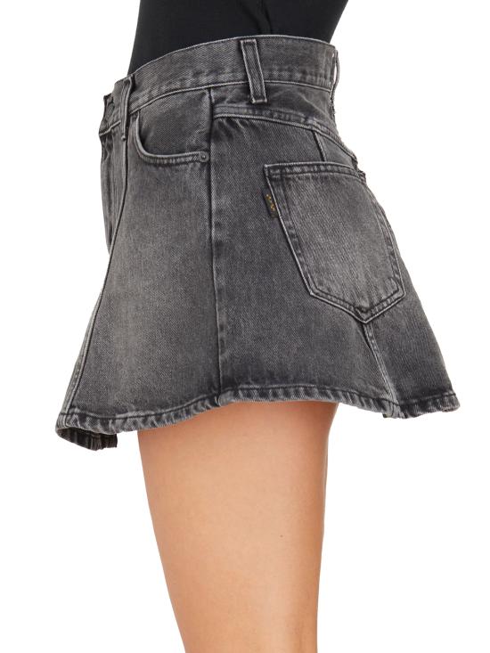  하이쿠레 데님 스커트 IHEW08089DF119L0864 Grey - HAIKURE