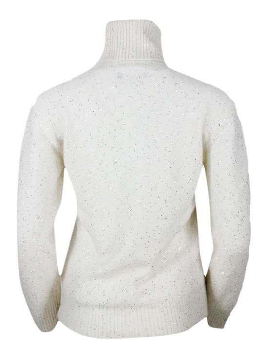  파비아나 필리피 터틀넥 MAD214F066D29625 Cream - FABIANA FILIPPI