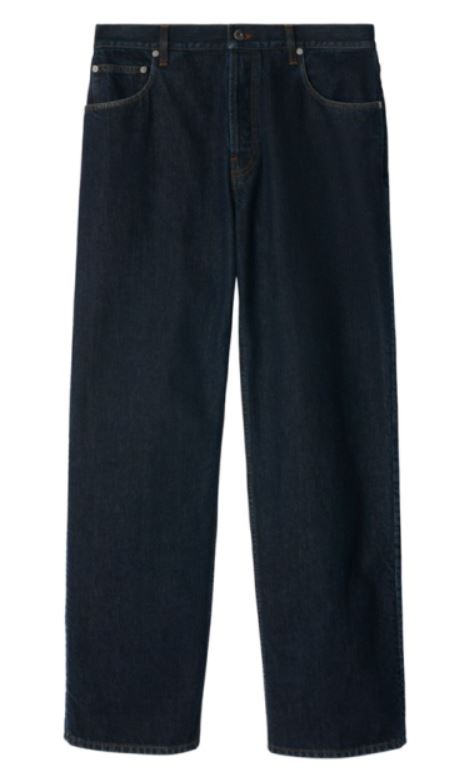 25SS 버버리 스트레이트 팬츠 8101265 C1765 Blue - BURBERRY