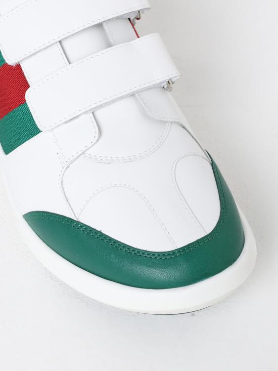 25FW [키즈] 구찌 스니커즈 772406AAC45 3145 White - GUCCI