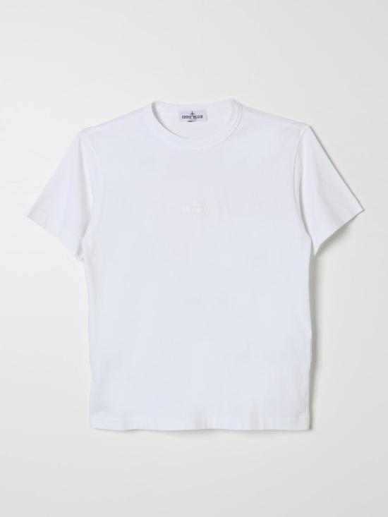 25FW [키즈] 스톤 아일랜드 티셔츠 811620250 V0001 White