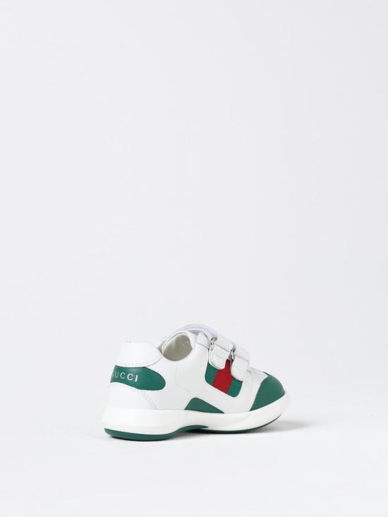 25FW [키즈] 구찌 스니커즈 772404AAC45 3145 White - GUCCI