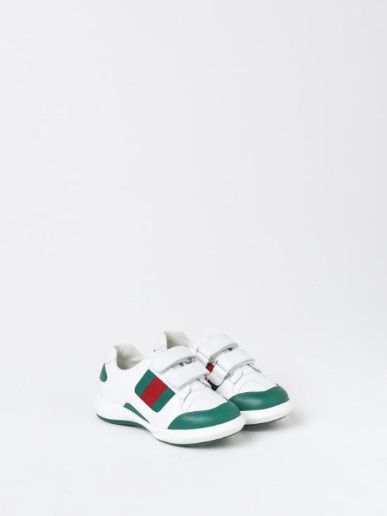 25FW [키즈] 구찌 스니커즈 772404AAC45 3145 White - GUCCI