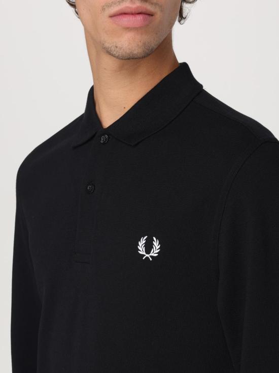 25FW 프레드페리 폴로 티셔츠 M6006 350 Black 1 - FRED PERRY