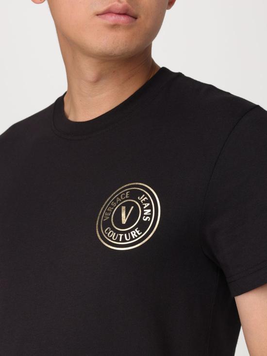 25FW 베르사체 반팔 티셔츠 77GAHT00CJ00T 899 Gold - VERSACE