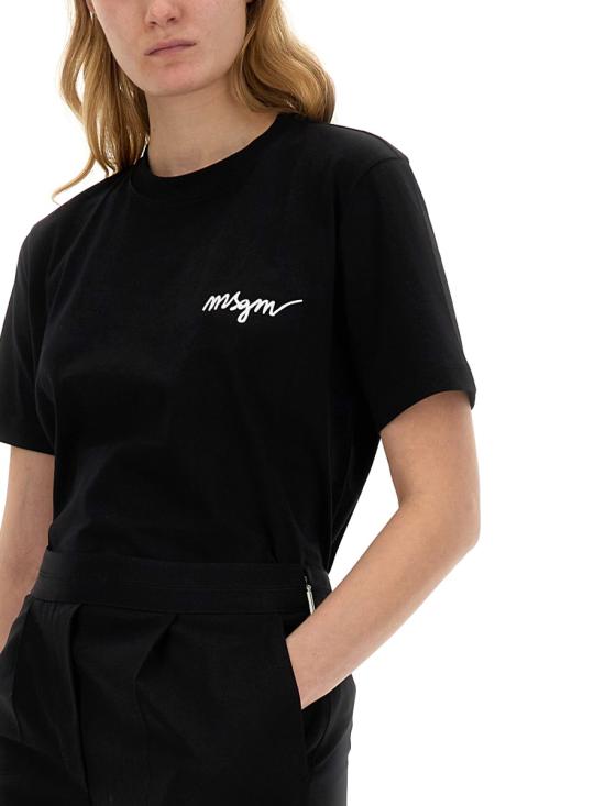  엠에스지엠 반팔 티셔츠 2000MDM54020000299 BLACK DOM - MSGM