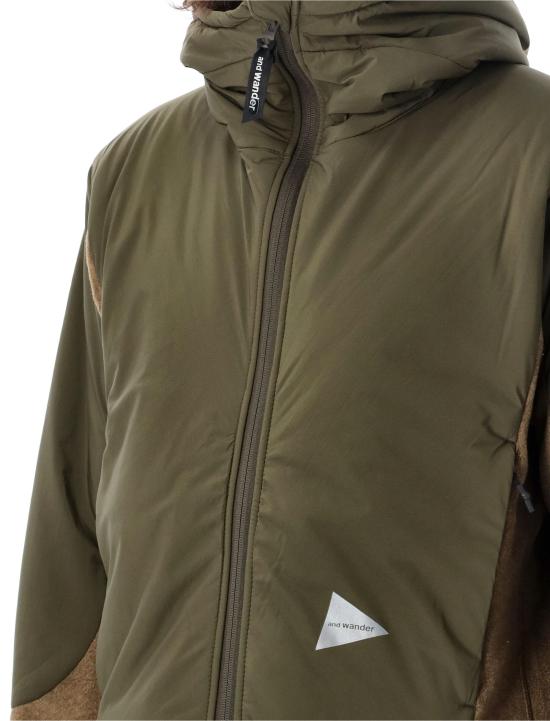  앤드원더 탑 플리스 자켓 5744231108180 KHAKI DOM - AND WANDER