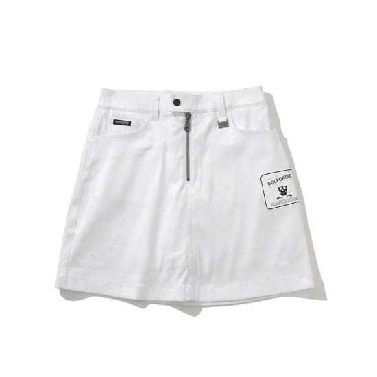  마크앤로나 숏 스커트 MLW4AAE31 WHITE DOM