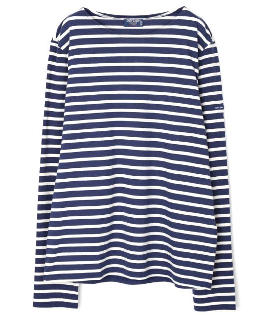 25SS 세인트제임스 긴팔 티셔츠 9858FA MARINE NEIGE DOM