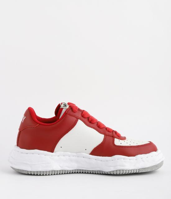  메종 미하라 야스히로 웨인 OG 솔 레더 로우탑 A08FW706 RED - MAISON MIHARA YASUHIRO