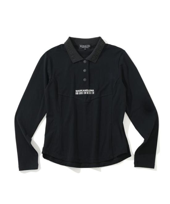  마크앤로나 긴팔 티셔츠 MCW3CAP50 BLACK DOM
