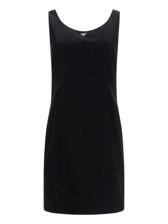  프라다 숏 원피스 P3J25S23112JFF0002 BLACK DOM