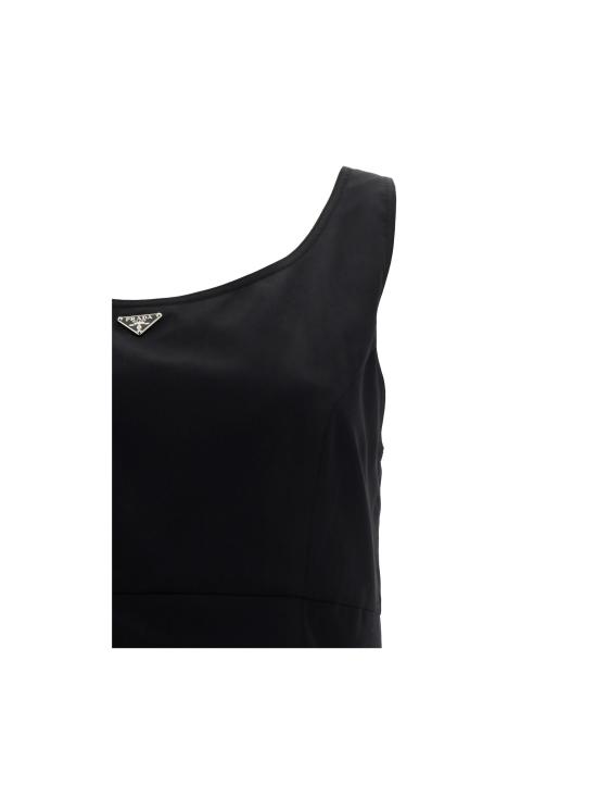  프라다 숏 원피스 P3J25S23112JFF0002 BLACK DOM - PRADA