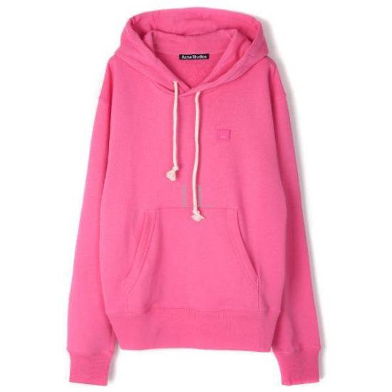  아크네 스튜디오 후드 티셔츠 CI0141ACV BRIGHT PINK DOM