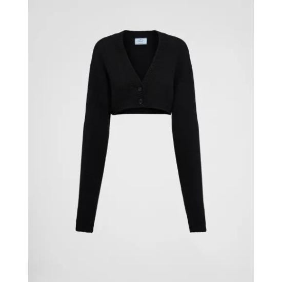  프라다 가디건 P25L6112CWF0002 BLACK DOM