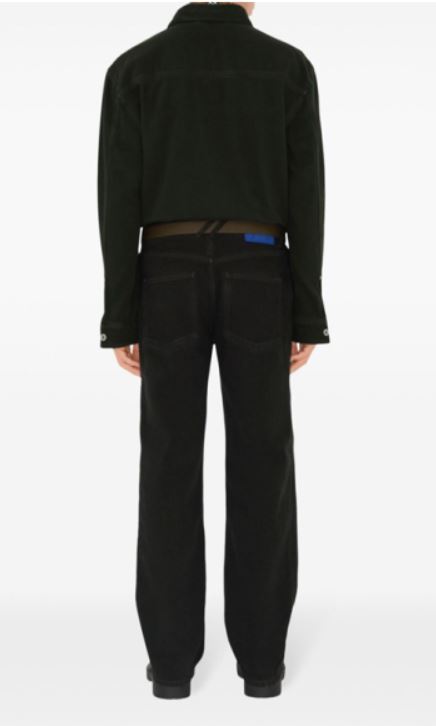 25SS 버버리 스트레이트 팬츠 8101264 B8634 Onyx - BURBERRY