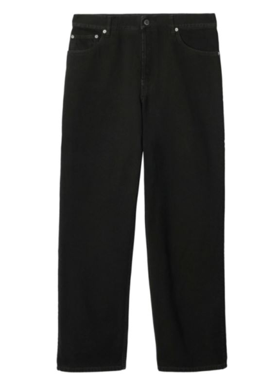 25SS 버버리 스트레이트 팬츠 8101264 B8634 Onyx - BURBERRY