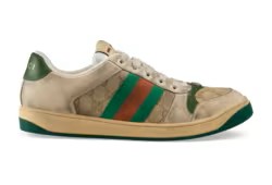 25FW 구찌 스크리너 GG 캔버스 디스트레스드 스니커즈 5465519Y9209666 DOM - GUCCI