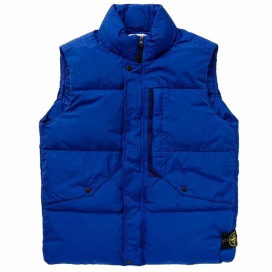  스톤 아일랜드 베스트 7915G0423V0022 Free Bright Blue - STONE ISLAND