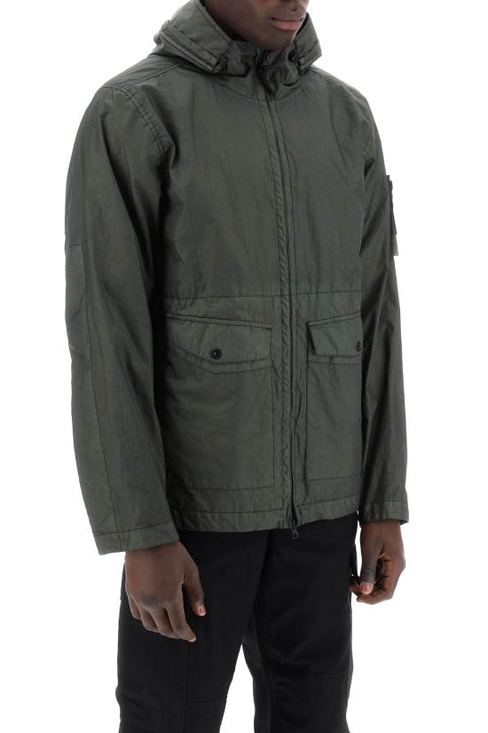  스톤 아일랜드 자켓 801541123V0059 DARK GREEN DOM - STONE ISLAND