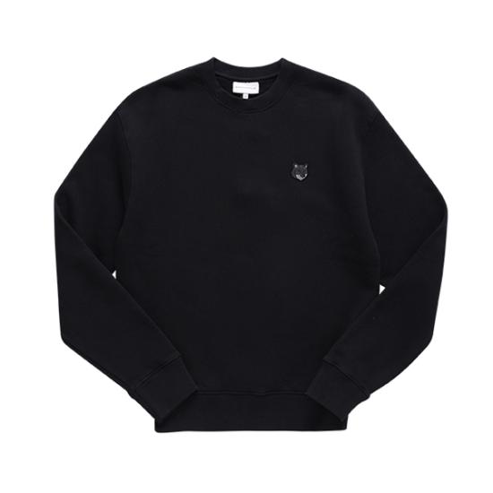  메종키츠네 볼드 폭스 헤드 패치 컴포트 스웨트셔츠 MM00316KM0307P199 BLACK DOM