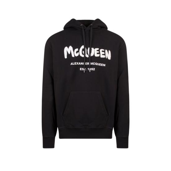  알렉산더 맥퀸 후드 티셔츠 688715 QTZ81 0901 BLACK DOM - ALEXANDER MCQUEEN