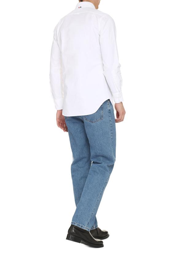  톰브라운 긴팔 셔츠 MWL010E 06177 100 WHITE DOM - THOM BROWNE