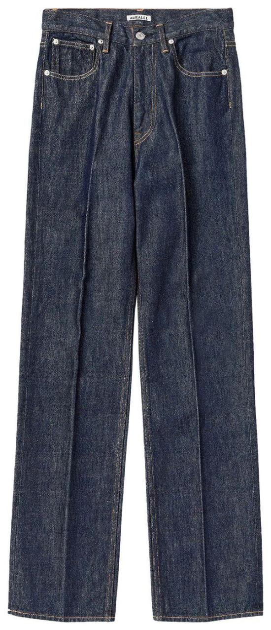 25FW 오라리 데님 팬츠 A00P01DM INDIGO DOM