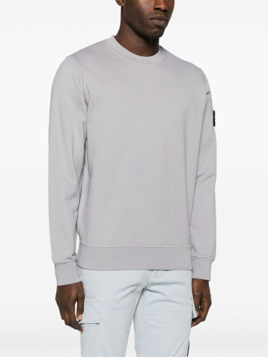  스톤 아일랜드 코튼 플리스 가먼트 다이드 스웨트셔츠 801563051 V0064 - STONE ISLAND