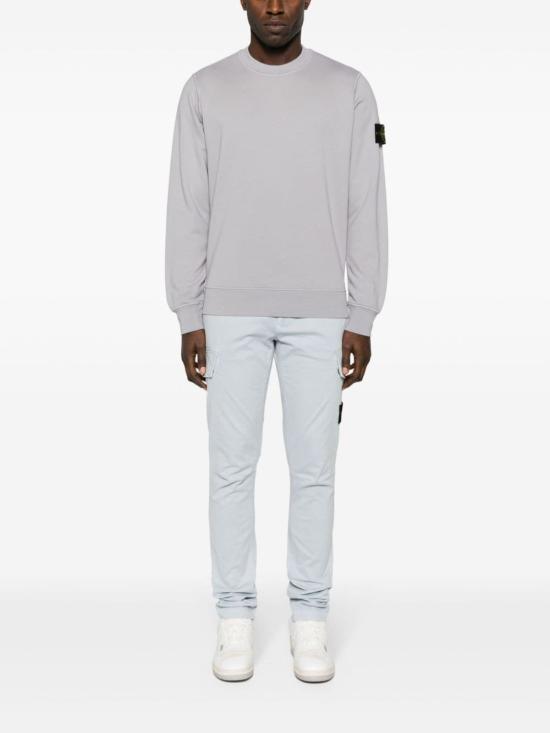  스톤 아일랜드 코튼 플리스 가먼트 다이드 스웨트셔츠 801563051 V0064 - STONE ISLAND
