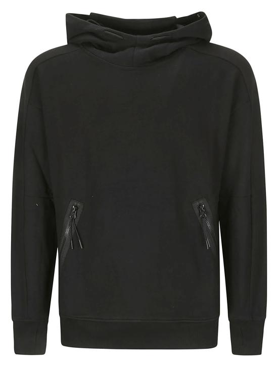  씨피 컴퍼니 후드 티셔츠 16CMSS080A005086W999 BLACK DOM