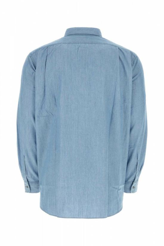  나나미카 데님 셔츠 SUGF359IB INDIGO BLEACH DOM - NANAMICA