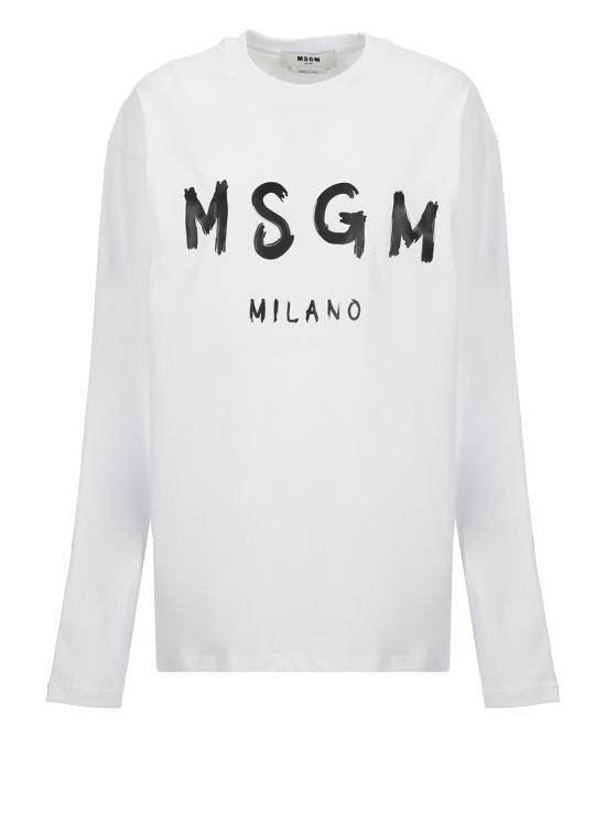  엠에스지엠 긴팔 티셔츠 2000MM51120000201 BIANCO DOM