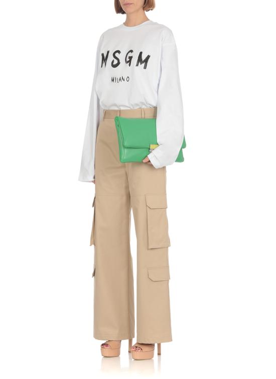  엠에스지엠 긴팔 티셔츠 2000MM51120000201 BIANCO DOM - MSGM