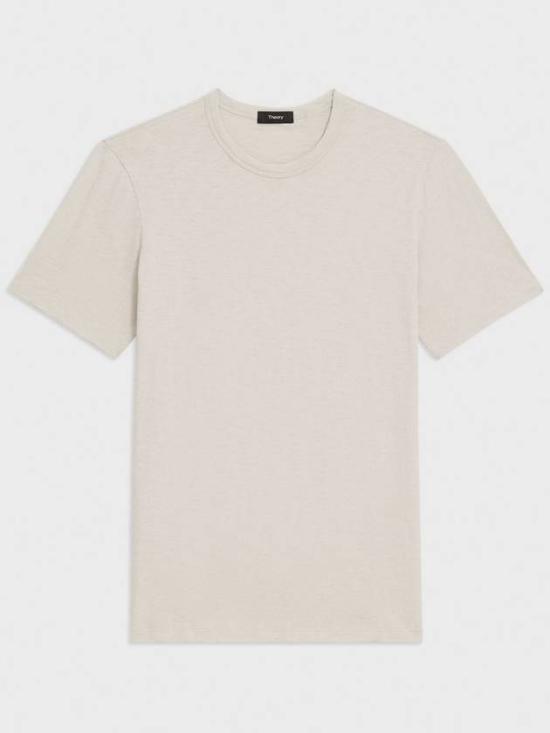  띠어리 반팔 티셔츠 I0194520 G6P LIMESTONE DOM