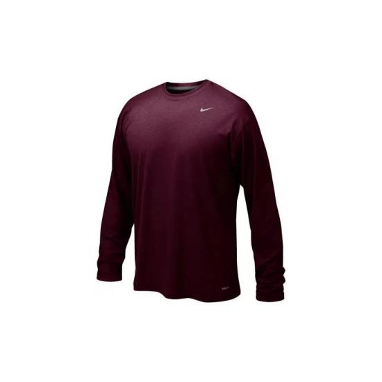  나이키 긴팔 티셔츠 727980669 DEEP MAROON COOL GREY DOM