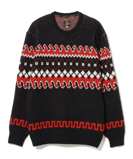  니들스 스웨터 PU318 BLACK DOM