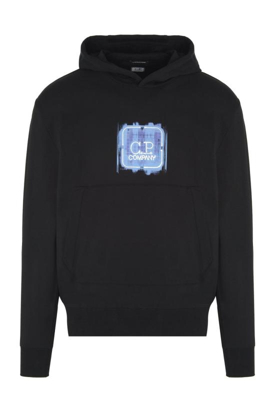  씨피 컴퍼니 후드 티셔츠 17CLSS036A006452W999 BLACK DOM